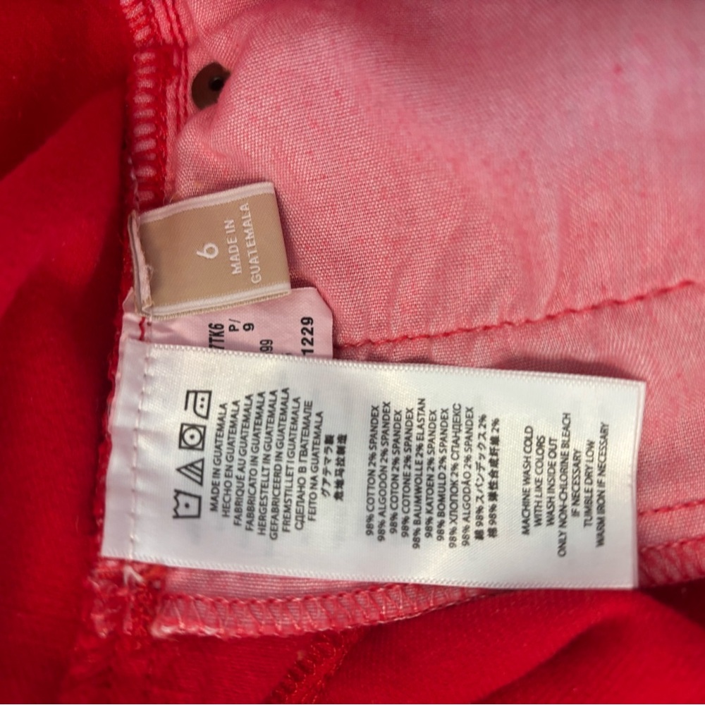 Michael Kors Red Jeans, 6 - Picture 6 of 6
